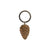 Pine cone keychain