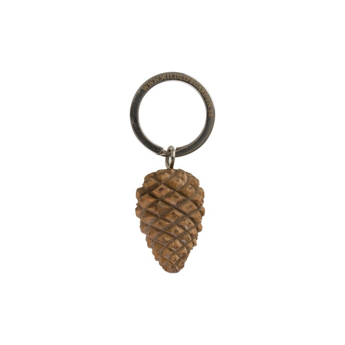 Pine cone keychain