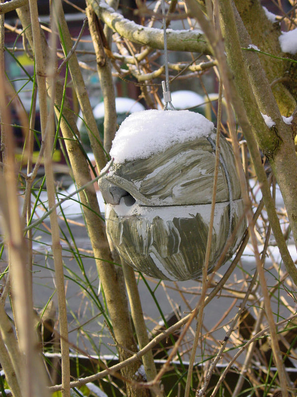 Winterkoningbol 1ZA van houtbeton – vrijhangend nest – foto 2