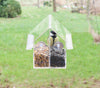 Window feeder house transparent combi