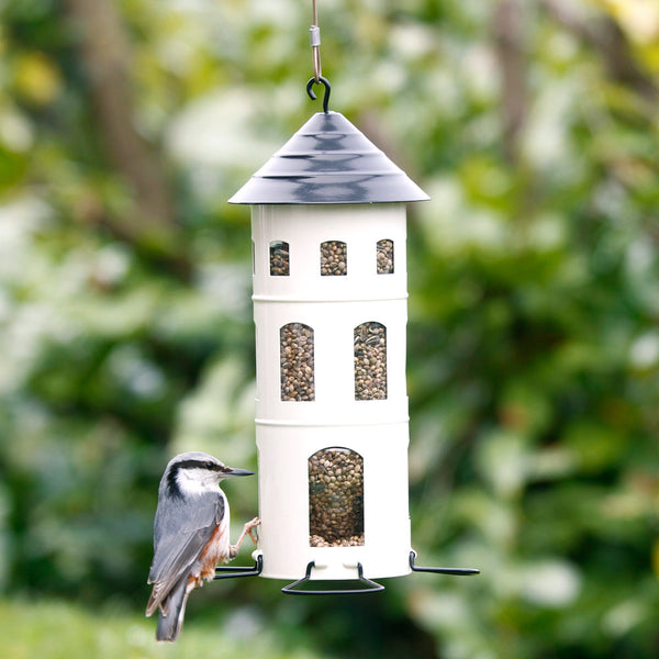 Kombi-Futtersilo Saatgut weiß