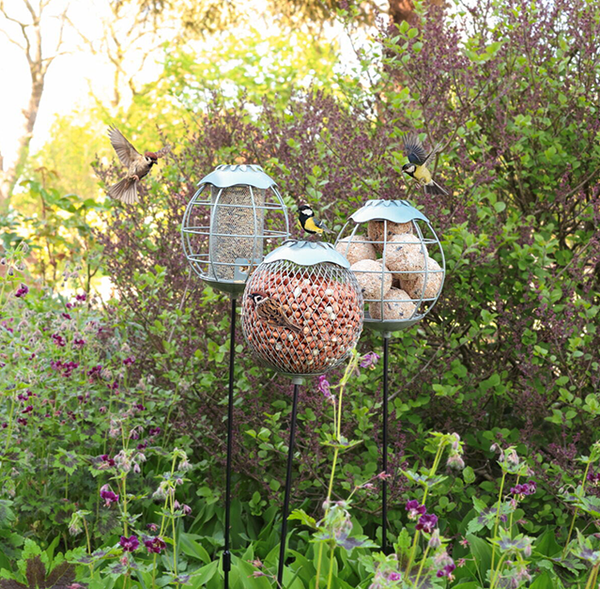 B-Ten Gift Feeder Stake Pinda Forest – Vogel pindafeeder met paal – 50 cm