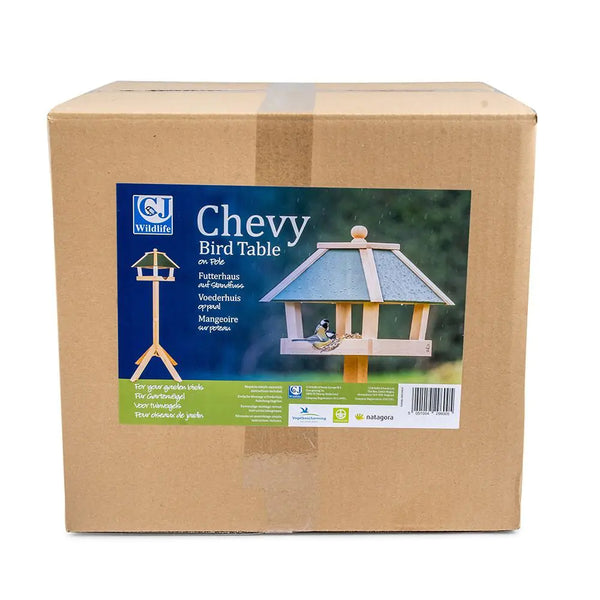 Voederhuis op paal Chevy - groen