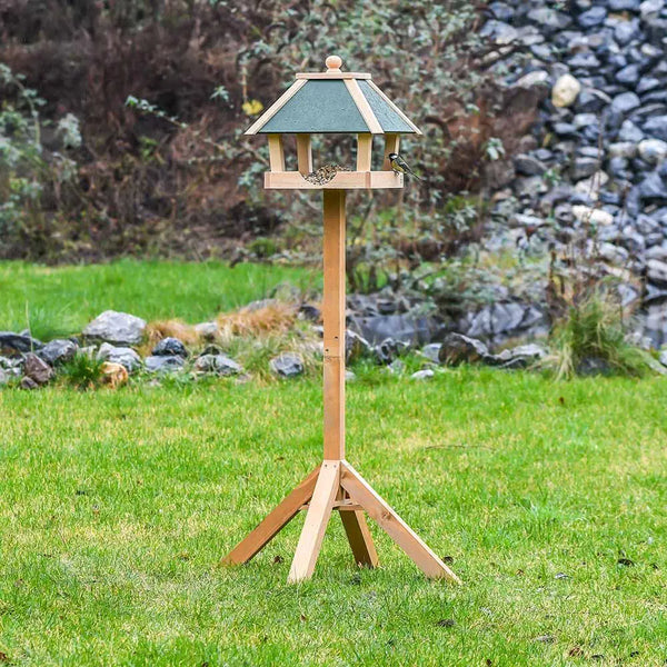 Voederhuis op paal Chevy - groen