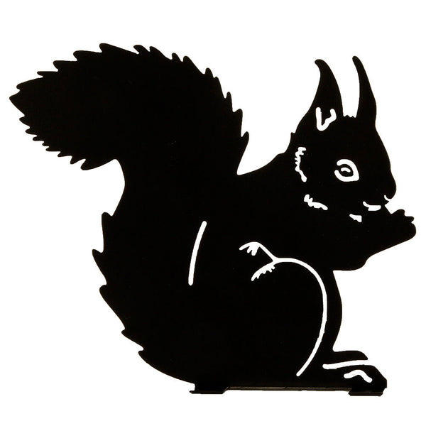 Silhouette - Eating squirrel
