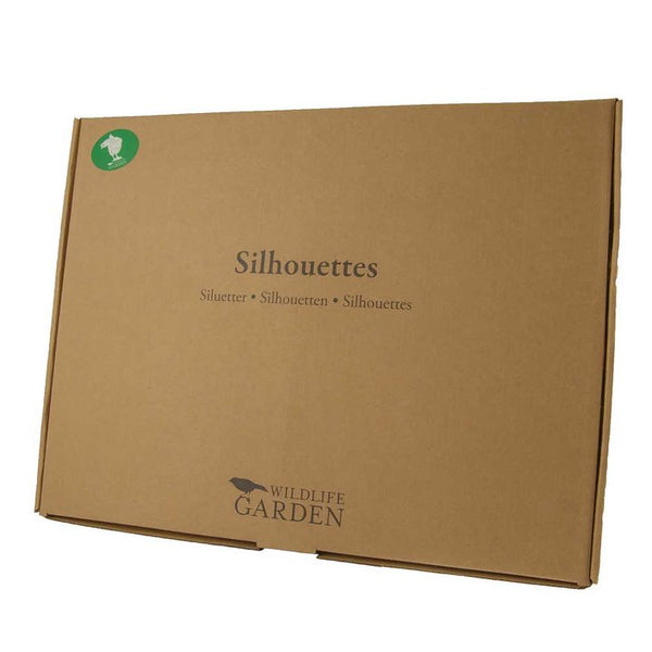 Silhouette eines Huhns mit Ei