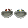 Herzförmiges Vogelbad