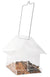 Acrylic hanging bird feeder transparent combi