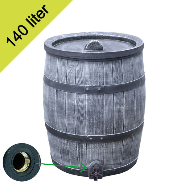 Roto regenton 140 liter grijs