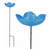 B‑Ten Gift Feeder Stake Vergeet‑me‑niet – Metalen bloemvormige vogelvoeder op paal – 50 cm