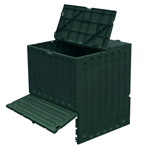 Compostvat Eco-King 400 liter groen detail