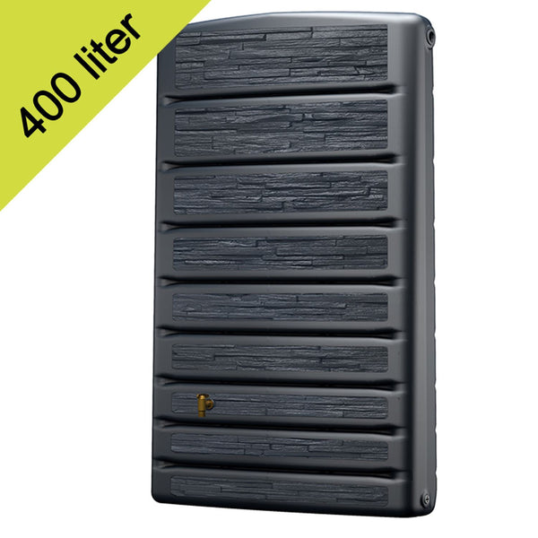 Extra Slim wandtank 400 liter Stone grafiet