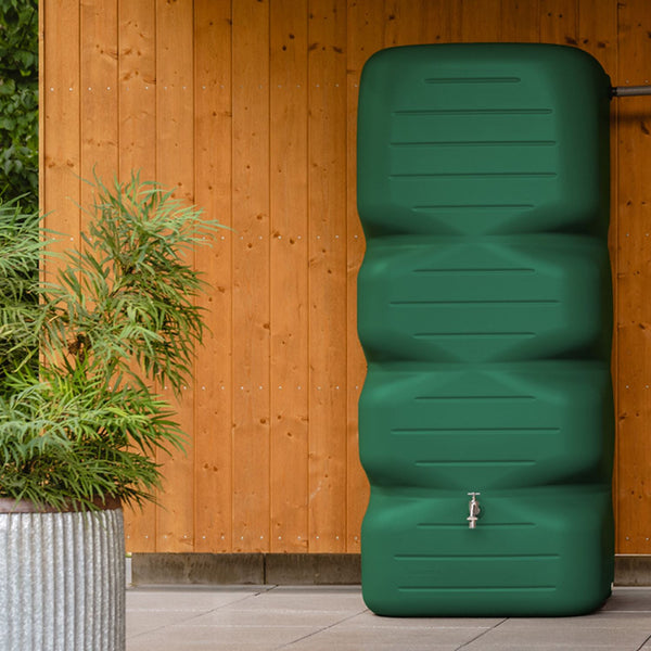 Regenton Cubus 1000 liter groen 2