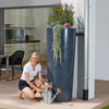2-in-1 regenton Stone 210 liter lava 2