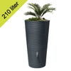 2-in-1 regenton Nature 210 liter grafiet