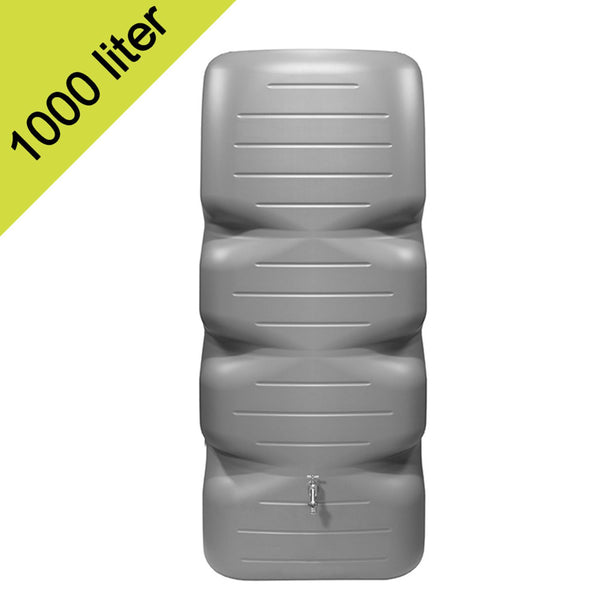 Regenton Cubus 1000 liter grijs