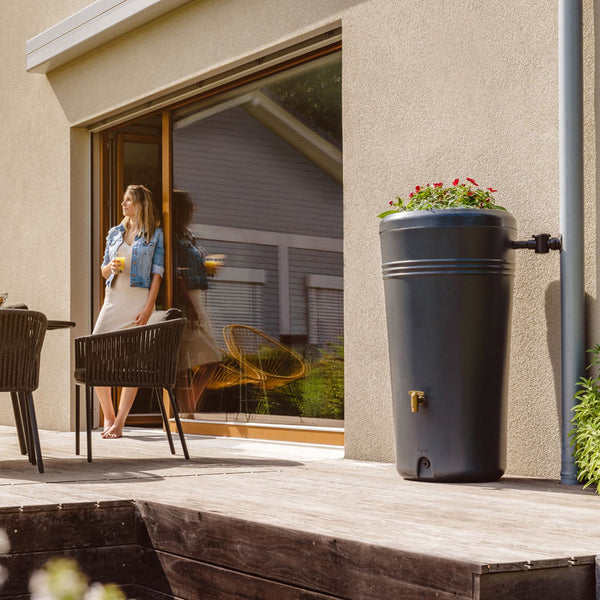 Azura 2-in-1 regenton 230 liter grafiet 3