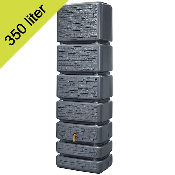 Slim wandtank 350 liter Stone antraciet