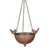 Birdbath Hanging w/bird metal