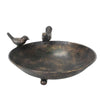 Birdbath Birds round metal