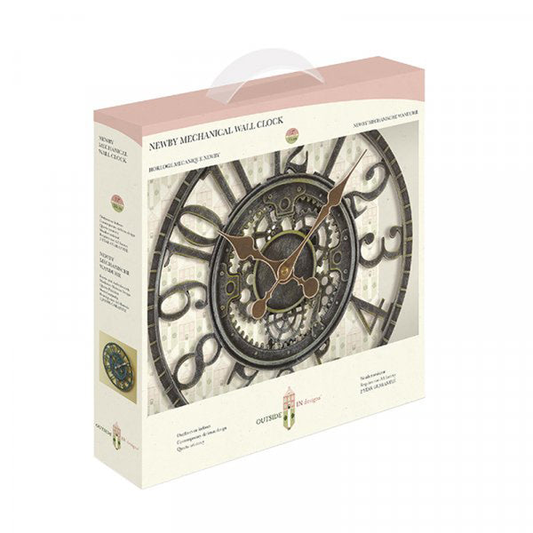 Newby Mechanical klok 30cm verdigris