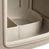 Cosy vogelvoederhuisje beige met verdeeld compartiment