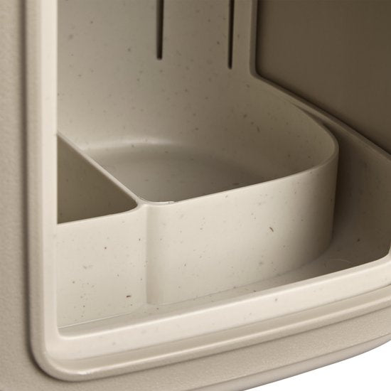 Cosy vogelvoederhuisje beige met verdeeld compartiment