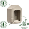 Cosy vogelhuisje paddenstoel beige