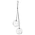 Glass bird feeder 2 pcs.