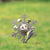Snowflake fat ball holder silver