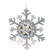 Sneeuwvlok vetbolhouder zilver