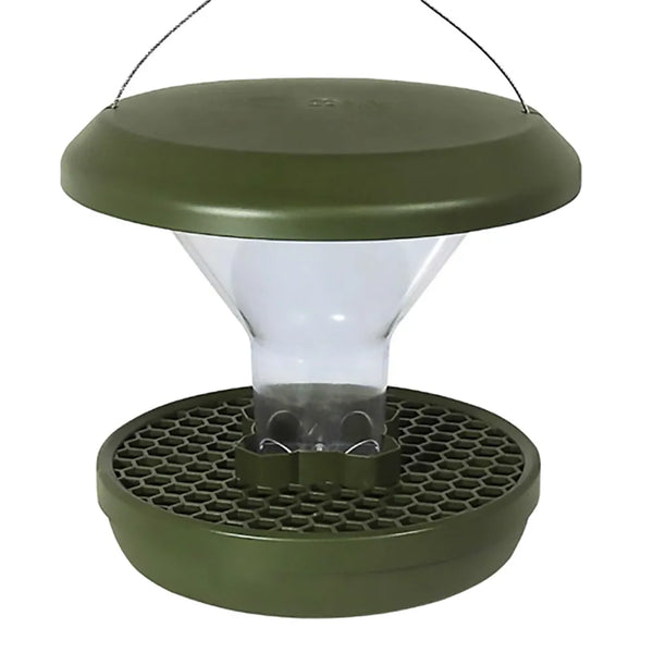 Feeding silo Davos dark green 