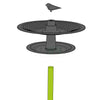 Birdbath Finch Ivory