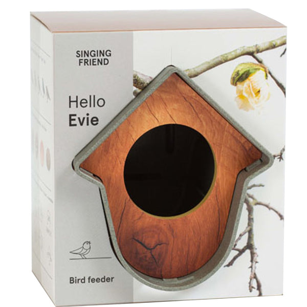 Voederhuis EVIE kunststof HOUT design