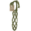 Vetbolhouder macramé INDY 25cm groen