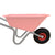 Luchtbandwiel voor rode kinderkruiwagen