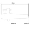 Houten tapkraan middel 2