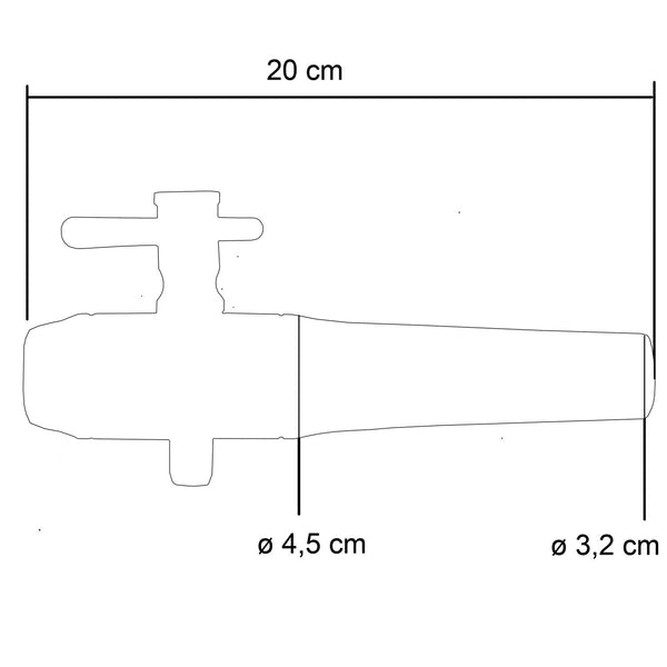 Houten tapkraan middel 2