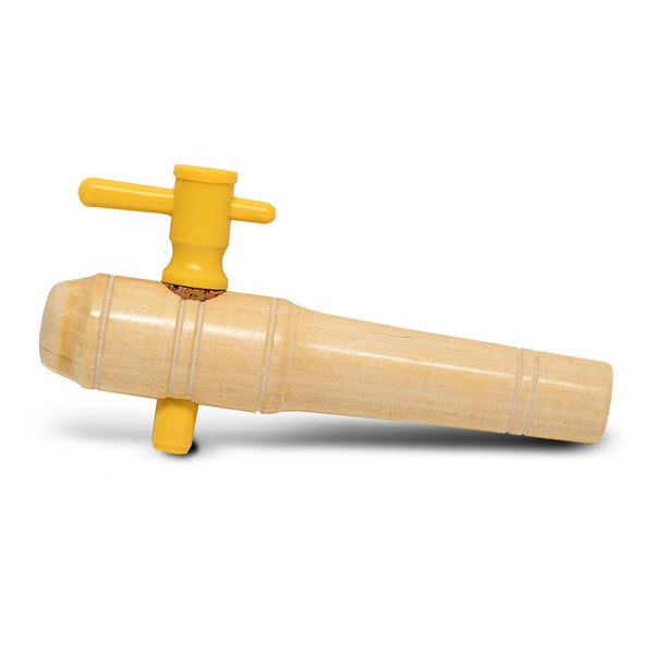 Houten tapkraan middel