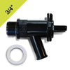 Roto tapkraan zwart 3/4" (nieuw model)
