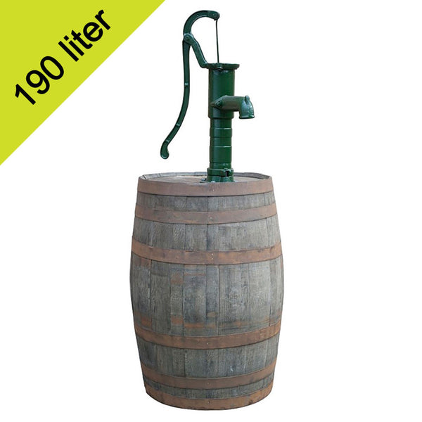Regenton whiskeyvat 190 liter geborsteld met pomp
