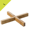 Houten onderzetter voor houten regenton L