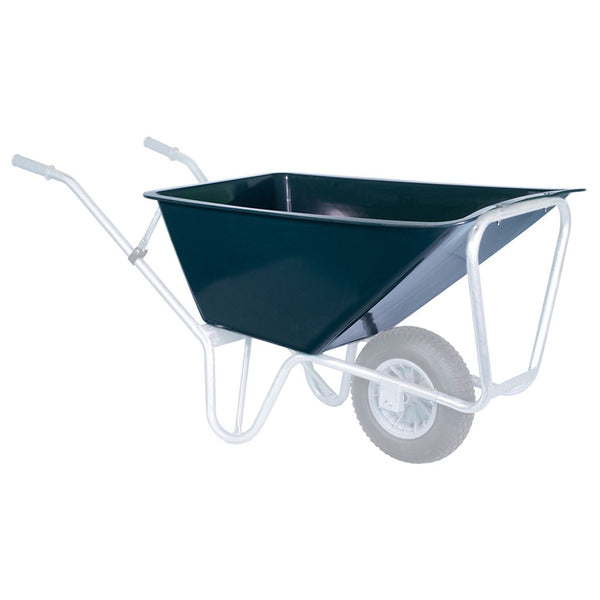 Kruiwagenbak PE 160 liter groen