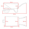 Kruiwagen Tuin Basic 80 liter 3