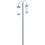 Bird Gift Blacksteel Futterstation mit 2 Futterspendern