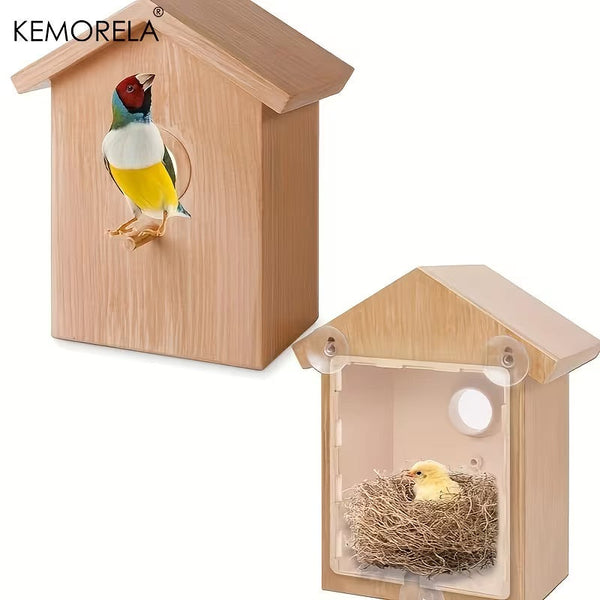 Peep Vogelhaus mit Spionagefolie