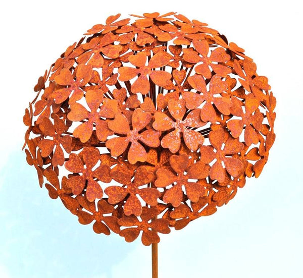 RUST - Cortenstahl Hortensie mittel