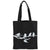 Shopping bag birds on branch