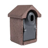 Nest box Bilbao WoodStone brown oval entrance hole 