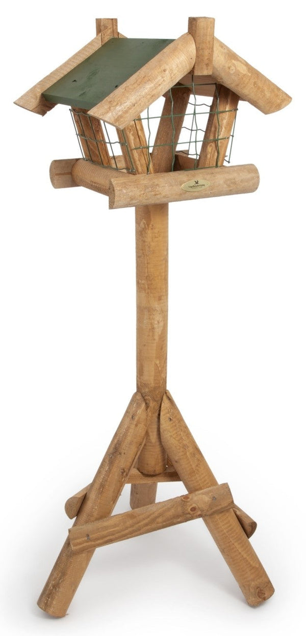 Vogelschutz - Vogelhäuschen mit Schutzkäfig